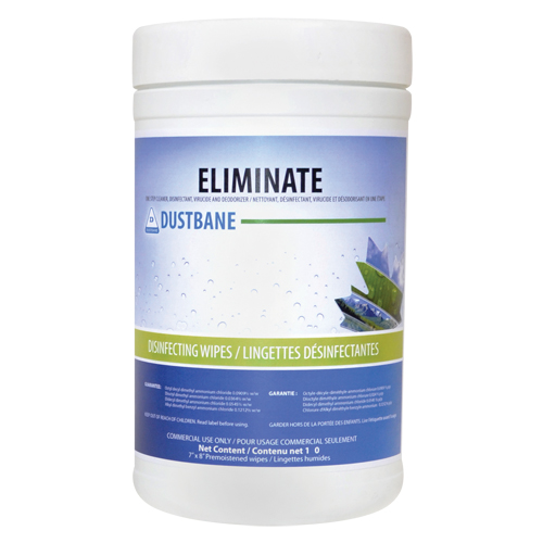 Eliminate Virucide Wipes, 7" x 8", 180 Count Pronet Distribution