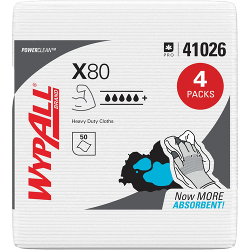 Essuie-tout X80, Robuste, 12-1/2" lo x 12" la Pronet Distribution