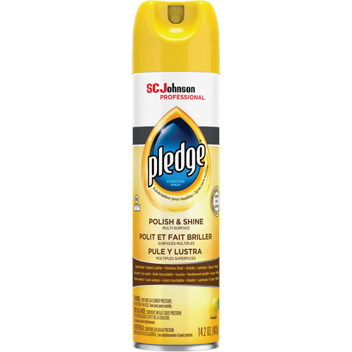 Pledge&reg; Lemon Furniture Polish, 14.2 oz., Aerosol Can Pronet Distribution