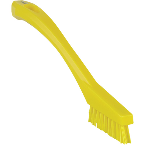 Brosse &agrave; recoins, Soies Ferme, Longueur de 8", Jaune Pronet Distribution