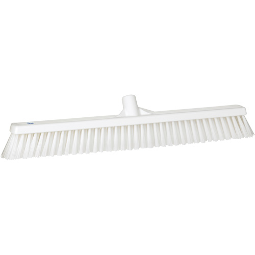 Balai-brosse &agrave; soies combin&eacute;es, Crins Cors&eacute;/Fin, 24", Polyester, Blanc Pronet Distribution