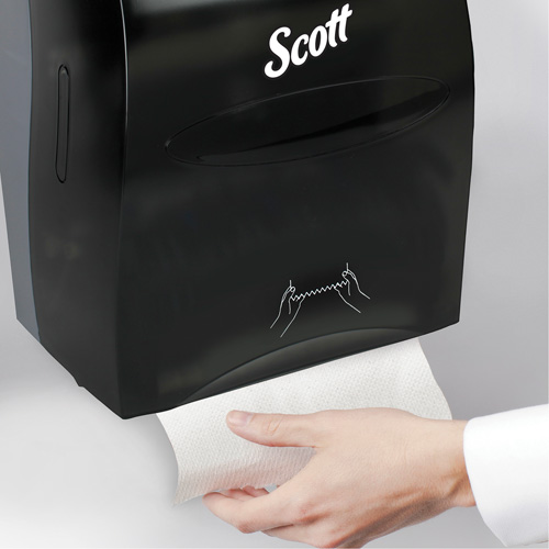 Distributeur d'essuie-mains Essential de Scott, Manuel/Sans contact, 12,63" la x 10,2" p x 16,13" h Pronet Distribution