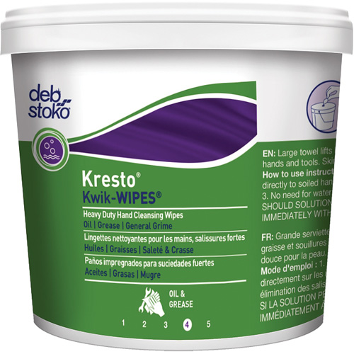 Kresto&reg; Kwik-Wipes&reg; Wipes, 130 Wipes, 12" x 10" Pronet Distribution