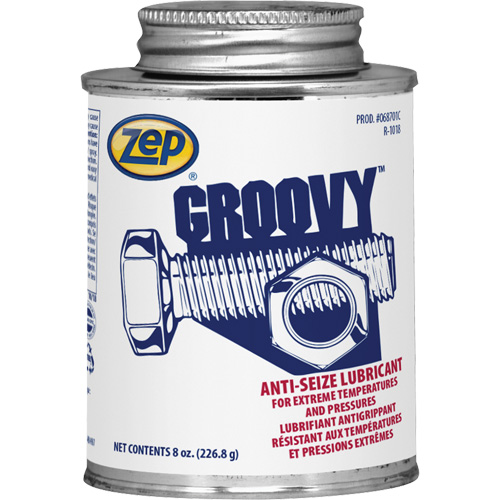 Lubrifiant antigrippage Groovy, 8 oz, Canette &agrave; dessus brosse, 2100°F (1100°C) Temp max. Pronet Distribution