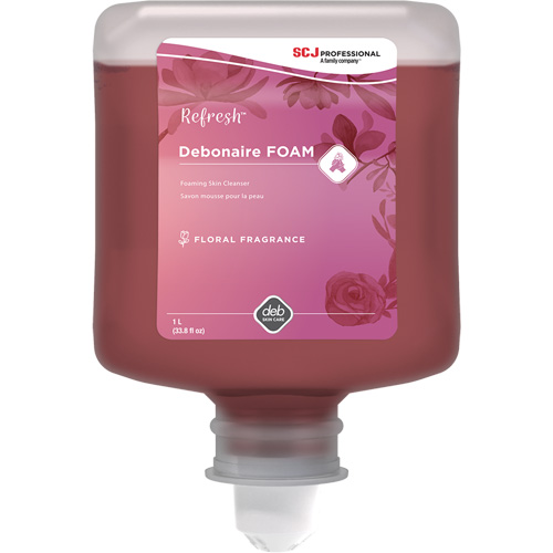 Savon &agrave; mains Refresh Debonaire, Mousse, 1 L, Parfum&eacute; Pronet Distribution