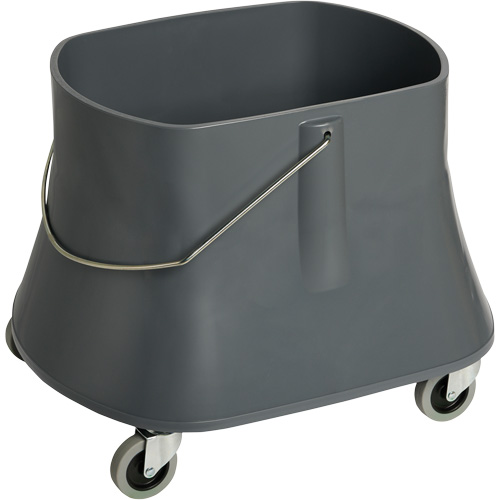 Seau pour vadrouille Champ, Capacit&eacute; de 10 gal. US (40 pintes), Gris Pronet Distribution