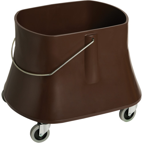 Seau pour vadrouille Champ, Capacit&eacute; de 10 gal. US (40 pintes), Brun Pronet Distribution
