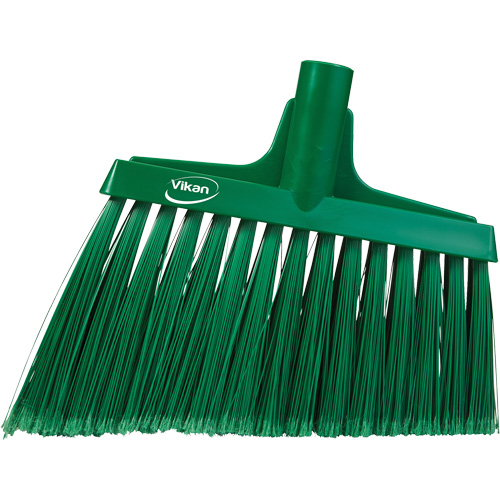 T&ecirc;te de balai oblique, Crins &agrave; bout ouvrant, 11-1/2", Polyester, Vert Pronet Distribution