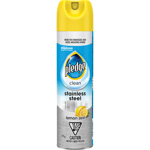 Pledge&reg; Stainless Steel Cleaner, 275 g, Aerosol Can Pronet Distribution