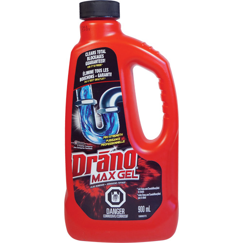 Produit d&eacute;bouchant pour drain Max Gel de Drano Pronet Distribution