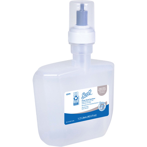 D&eacute;sinfectant en mousse sans alcool pour les mains Essential de Scott, 1200 ml, Cartouche de recharge, 0% alcool Pronet Distribution