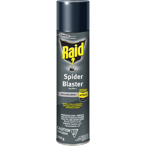 Insecticide exterminateur daraign&eacute;es Raid, 350 g, Canette a&eacute;rosol, &agrave; base de solvant Pronet Distribution