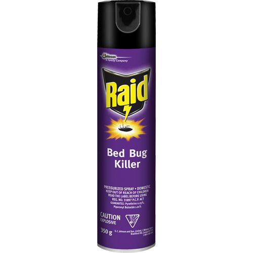Insecticide pour punaises de lit Raid, 350 g, Canette a&eacute;rosol, &agrave; base de solvant Pronet Distribution