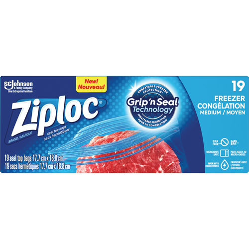 Sacs de cong&eacute;lation Ziploc Pronet Distribution