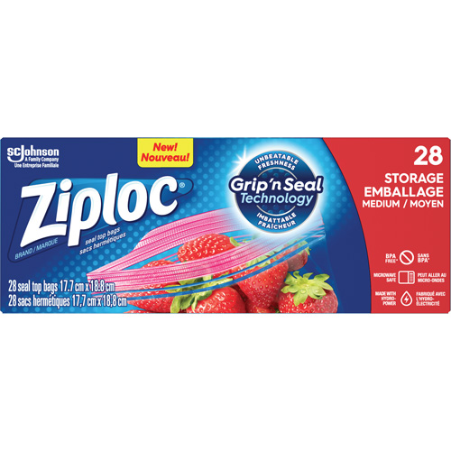 Sacs d'emballage Ziploc Pronet Distribution