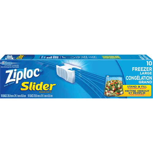Sacs de cong&eacute;lation &agrave; glissi&egrave;re Ziploc Pronet Distribution