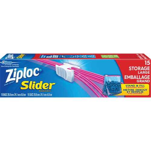 Sacs d'emballage &agrave; glissi&egrave;re Ziploc Pronet Distribution