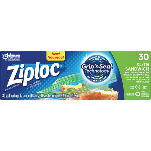 Sacs &agrave; sandwichs Ziploc Pronet Distribution