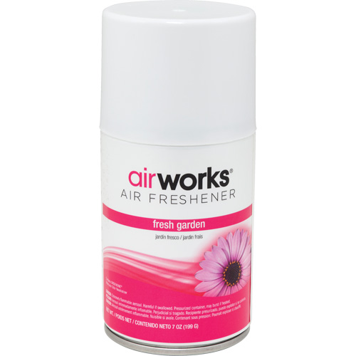 AirWorks&reg; Metered Air Fresheners, Fresh Garden, Aerosol Can Pronet Distribution