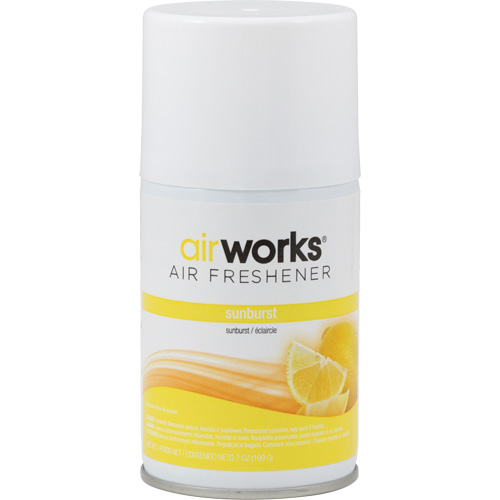 AirWorks&reg; Metered Air Fresheners, Sunburst, Aerosol Can Pronet Distribution