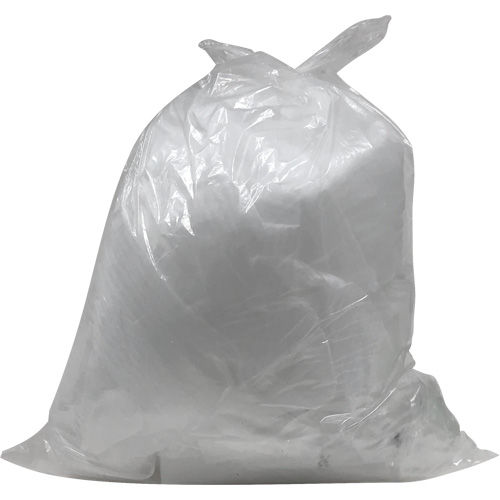 Industrial Garbage Bags, X-Strong, 26" W x 36" L, 1.2 mils, Clear, 45 L (12 Gal.) Capacity Pronet Distribution