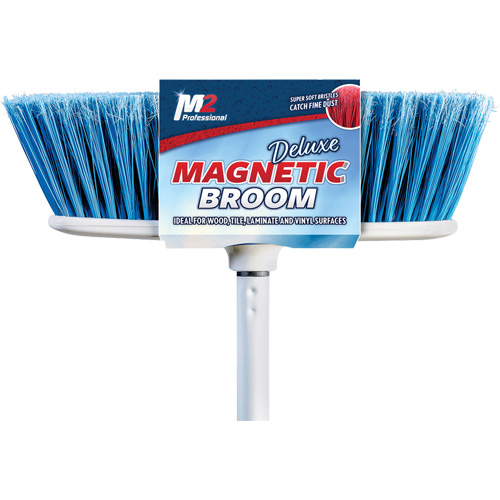 Balai magn&eacute;tique &agrave; t&ecirc;te plate avec manche, pour l'int&eacute;rieur, Longueuer de 48" Pronet Distribution
