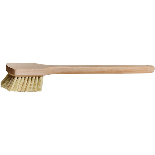Long-Handle Pot Brush, 20" L, Tampico Bristles, Beige Pronet Distribution