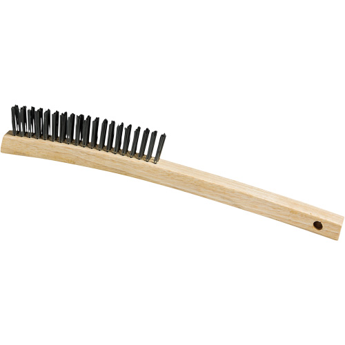 Brosse, Acier, 3 x 19 rangs de fils, Longueur 13-3/4" Pronet Distribution
