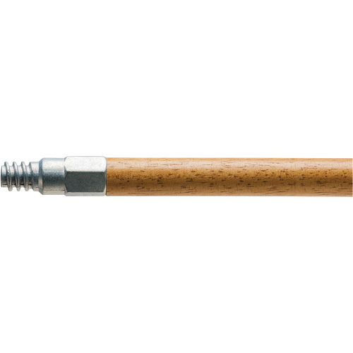 Handle with Metal Tip, Wood, ACME Threaded Tip, 1-1/8" Diameter, 60" Length Pronet Distribution