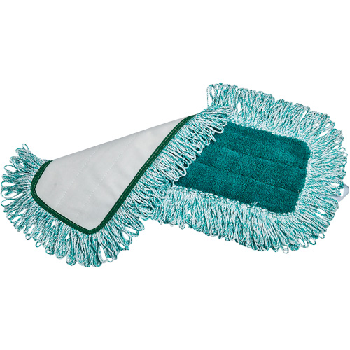 Tampon sec &agrave; frange, Style Boucles et crochets, Microfibre/Polyester, 24" lo x 5-3/4" la Pronet Distribution