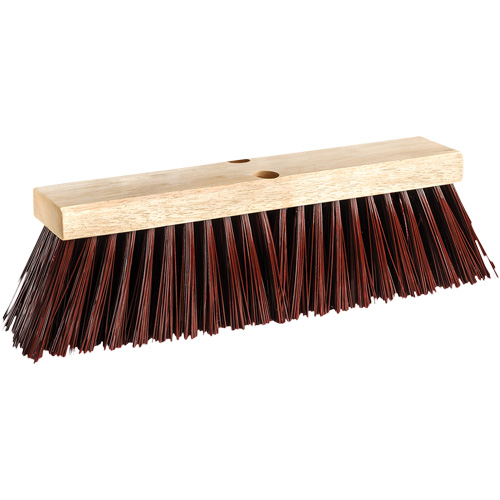 Barn & Street Push Broom, 16", X-Coarse, Polypropylene Bristles Pronet Distribution