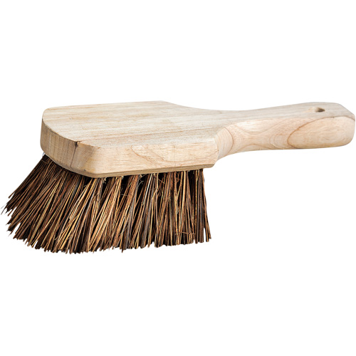 Brosse &agrave; chaudron &agrave; manche court, Soies Ferme, Longueur de 9", Brun Pronet Distribution