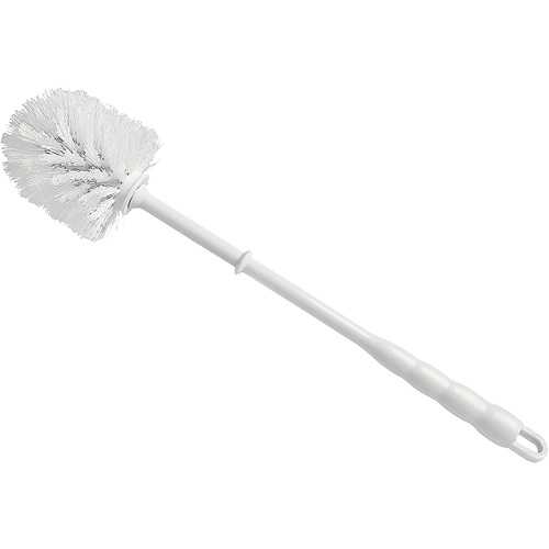 Bowl Brush, 15-1/2" L, Polypropylene Bristles, Red/White Pronet Distribution