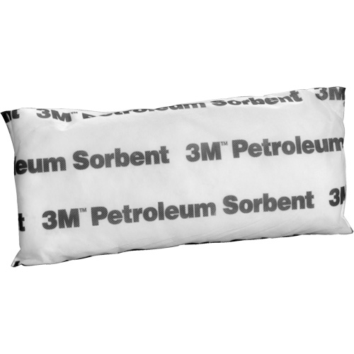 Petit tampon absorbant pour produits p&eacute;troliers, Huile seulement, 15" lo x 7" la, 12,7 gal absorption/pqt Pronet Distribution