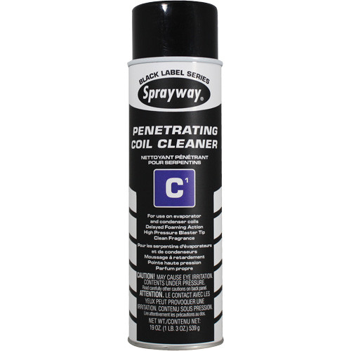 Nettoyant p&eacute;n&eacute;trant pour serpentins C1, 19 oz liq., Canette a&eacute;rosol Pronet Distribution