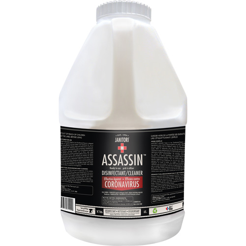 Janitori Assassin Ready-to-Use Disinfectant Cleaner, 4 L, Jug Pronet Distribution