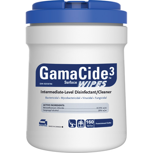 D&eacute;sinfectant pour surfaces multiples GermiCide3, 160 lingettes Pronet Distribution