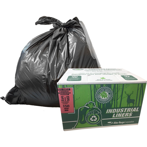 Sacs &agrave; d&eacute;chets EcoLogo, T-Fort, 48" la x 60" lo, Transparent, Capacit&eacute; 246,05 L (65 gal.) Pronet Distribution