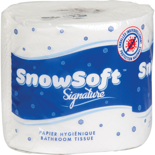 Snow Soft Premium Toilet Paper, 2 Ply, 600 Sheets/Roll, 145' Length, White Pronet Distribution