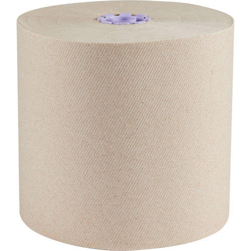 Essuie-mains bruns en fibres recycl&eacute;es &agrave; 100 % &agrave; enroulement serr&eacute; Essential, 1 pli, Standard, 700' lo Pronet Distribution