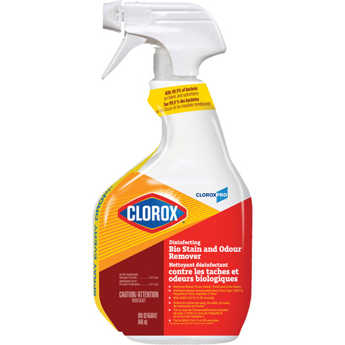 Nettoyant d&eacute;sinfectant contre les taches et odeurs biologiques, 946 ml, Bouteille &agrave; g&acirc;chette Pronet Distribution
