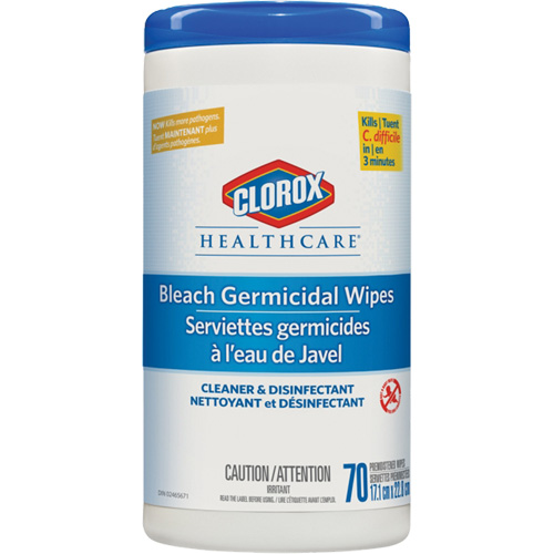 Healthcare&reg; Disinfecting Bleach Wipes, 70 Count Pronet Distribution