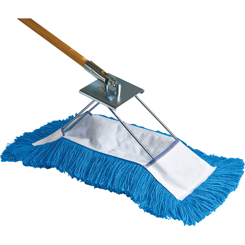 Vadrouille &agrave; &eacute;pousseter de style repliant Static-H, Style &agrave; enfiler, Nylon, 18" lo x 5" la Pronet Distribution
