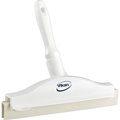 Raclette &agrave; lame double ultra hygi&eacute;nique, 10", Blanc Pronet Distribution