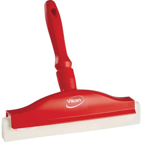 Raclette de paillasse avec lame en mousse, 10", Rouge Pronet Distribution