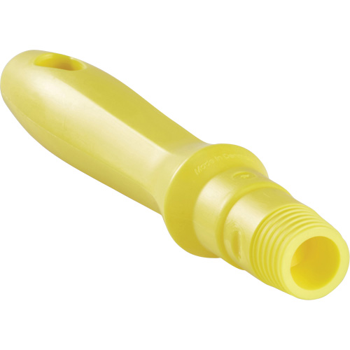 Mini manche, Brosse/Support &agrave; tampon/Grattoir/Raclette, Jaune, Standard, 6-1/4" lo Pronet Distribution