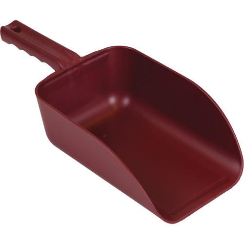 Metal Detectable Hand Scoop, Plastic, Red, 82 oz. Pronet Distribution