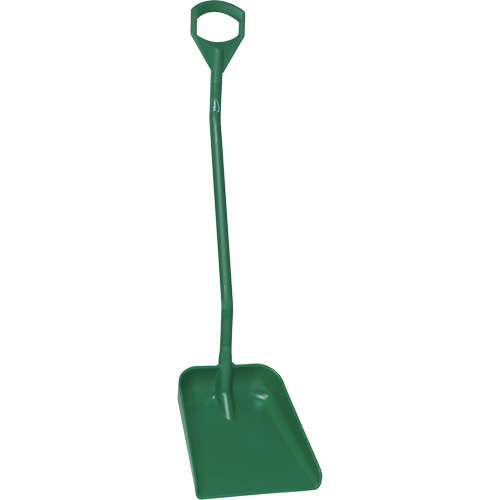 Pelle ergonomique &agrave; grande lame, Longueur de 51", Plastique, Vert Pronet Distribution