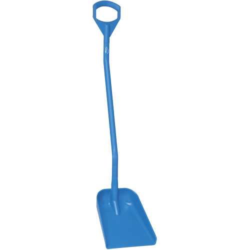 Pelle ergonomique &agrave; petite lame, Longueur de 50", Plastique, Bleu Pronet Distribution