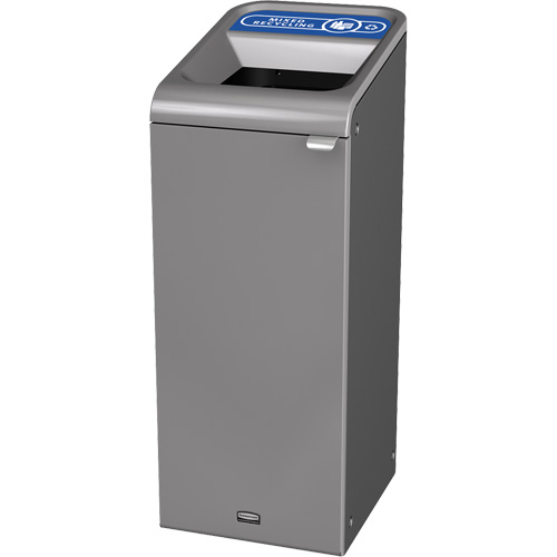 Configure Mixed Recycling Waste Container, Bulk/Curbside/Deskside, Steel, 15 US gal. Pronet Distribution